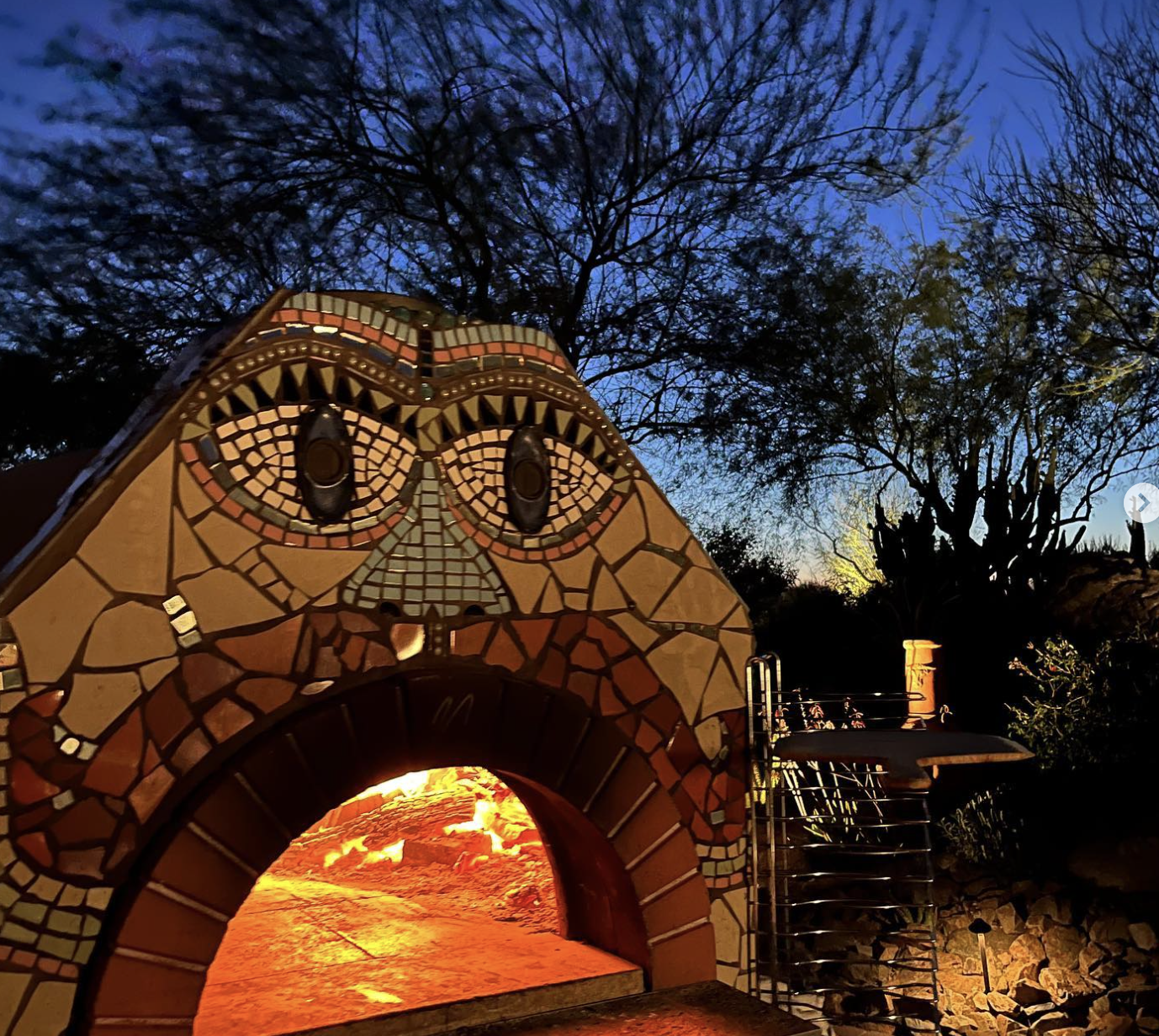 IL Bosco's mobile wood-fired catering oven